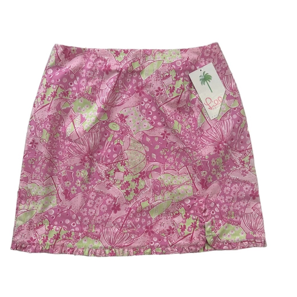 Lilly Pulitzer Clarissa Sunset Pink Beach Blanket Bingo size 6 NWT RARE